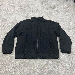 Mens Black Winter Coat, Size XXL